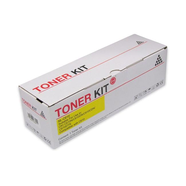 Icon Compatible OKI C610 Yellow Toner-Officecentre