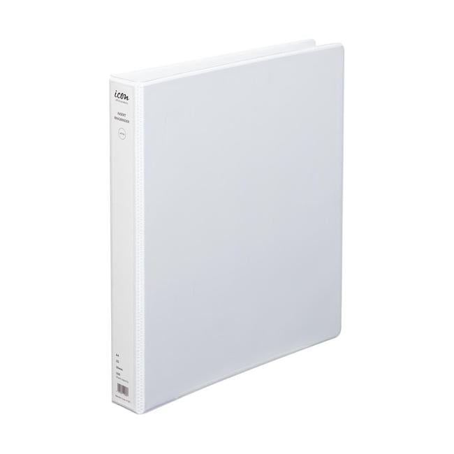 Icon Insert Binder A4 2D 26mm White-Officecentre