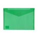 Icon PP Document Wallet A4 Button Closure Green-Officecentre