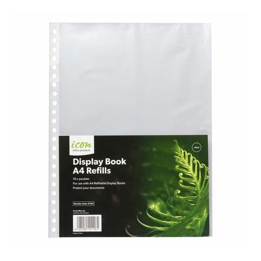 Icon Refillable Display Book Refills Pack of 10-Officecentre