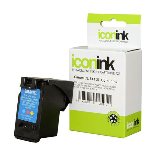 Icon Remanufactured Canon CL641 XL Colour Ink Cartridge-Officecentre