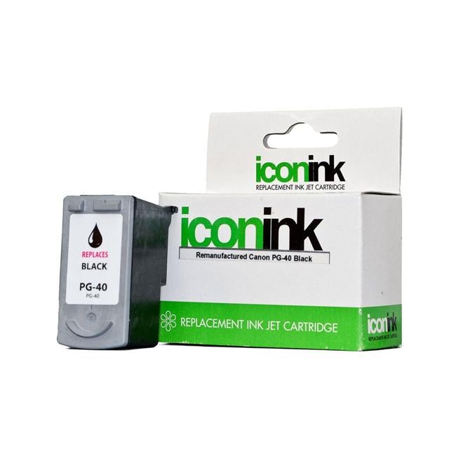 Icon Remanufactured Canon PG40 Black Ink Cartridge-Officecentre