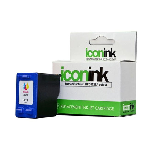Icon Remanufactured HP 28 Colour Ink Cartridge (C8728AA)-Officecentre