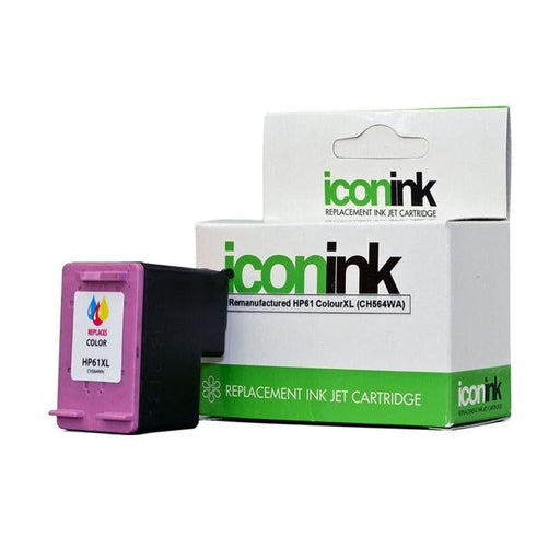 Icon Remanufactured HP 61 Colour XL Ink Cartridge (CH564WA)-Officecentre