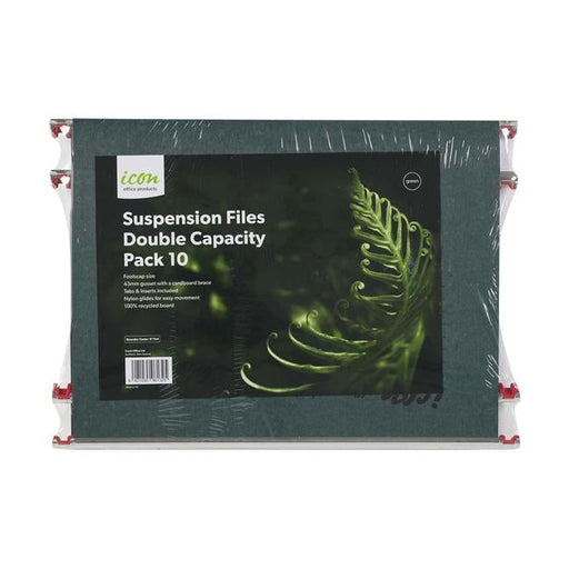 Icon Suspension Files FS Double Capacity, Pack of 10-Officecentre
