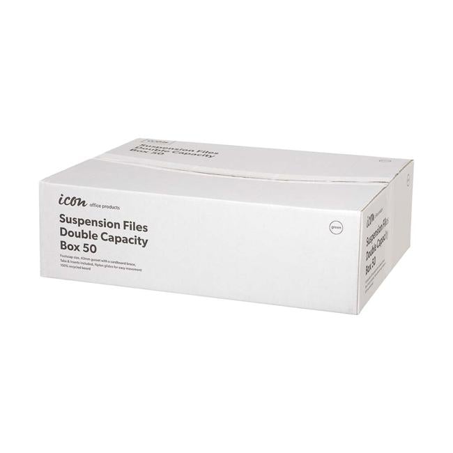 Icon Suspension Files FS Double Capacity, Pack of 50-Officecentre