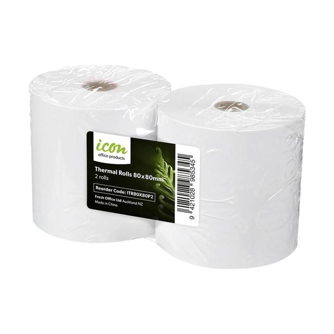 Icon Thermal Roll 80x80mm Pack 2-Officecentre