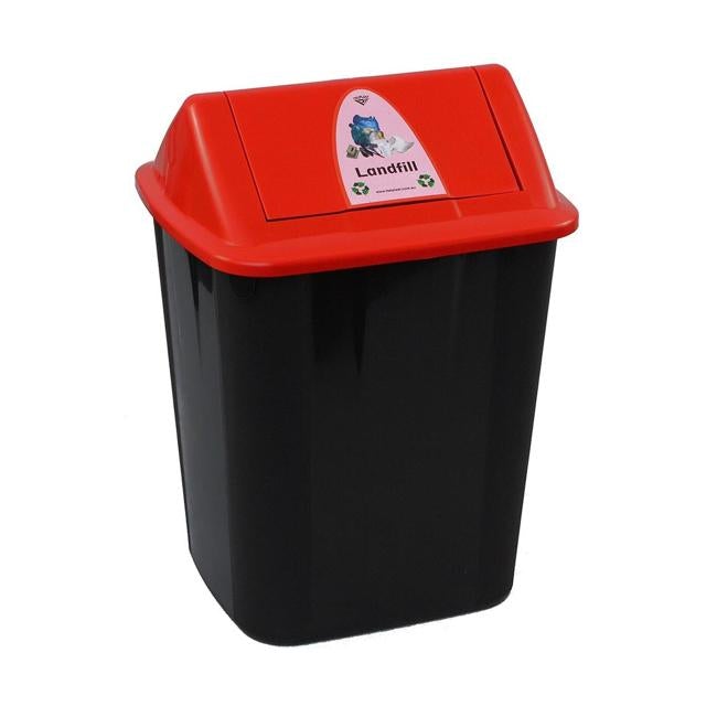 Italplast greenR Waste Bin 32L Landfill-Officecentre
