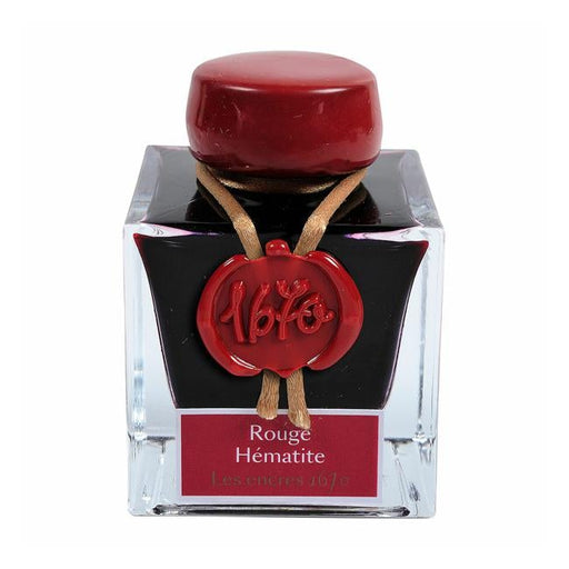 Jacques Herbin 1670 Ink 50ml Hematite Red-Officecentre
