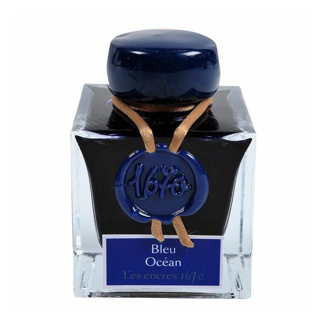Jacques Herbin 1670 Ink 50ml Ocean Blue-Officecentre