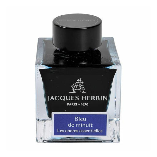 Jacques Herbin Essential Ink 50ml Bleu de Minuit-Officecentre
