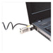 Kensington laptop lock coiled cable combination-Officecentre