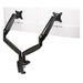 Kensington smartfit one touch dual monitor arm black-Officecentre