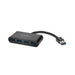 Kensington uh4000 usb 3.0 4 port hub black-Officecentre