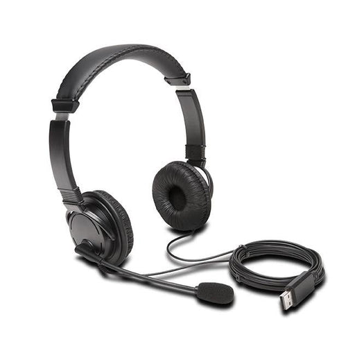 Kensington usb-a headphones with mic-Officecentre