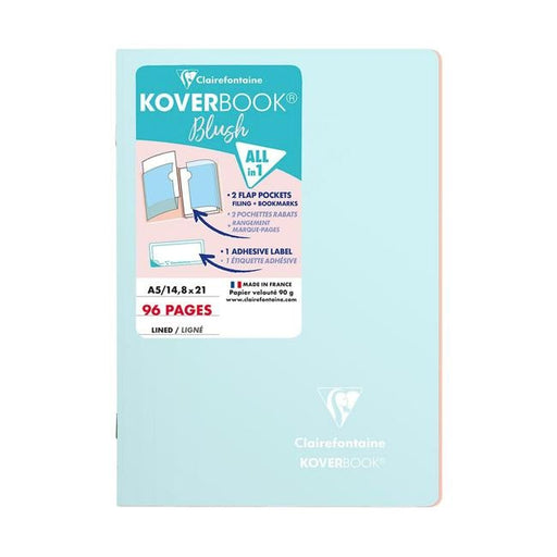 Koverbook Blush A5 Lined Ice Blue-Officecentre