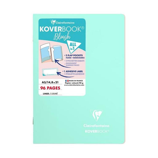 Koverbook Blush A5 Lined Mint-Officecentre