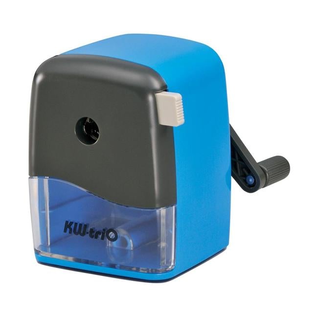 KW-triO Desktop Pencil Sharpener Adjustable Fit Blue-Officecentre