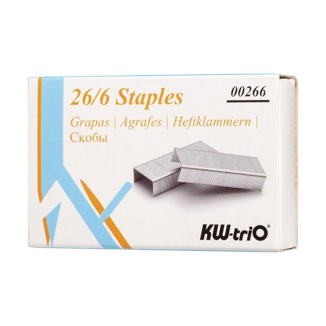 KW-triO Staples 26/6 Box of 1000-Officecentre
