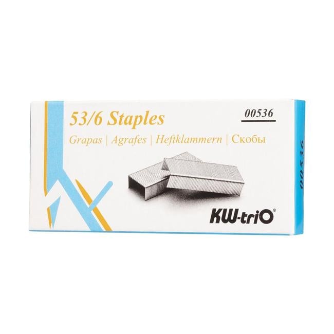 KW-triO Staples 53/6 Box of 1200-Officecentre