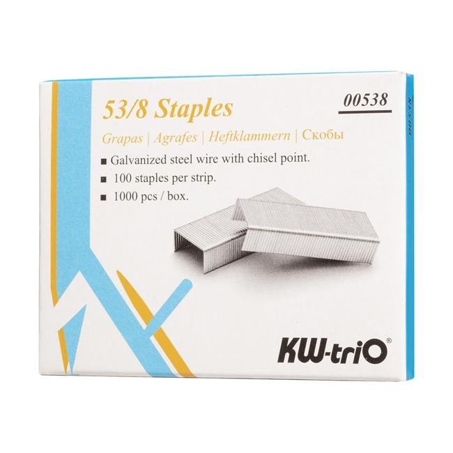KW-triO Staples 53/8 Box of 1000-Officecentre
