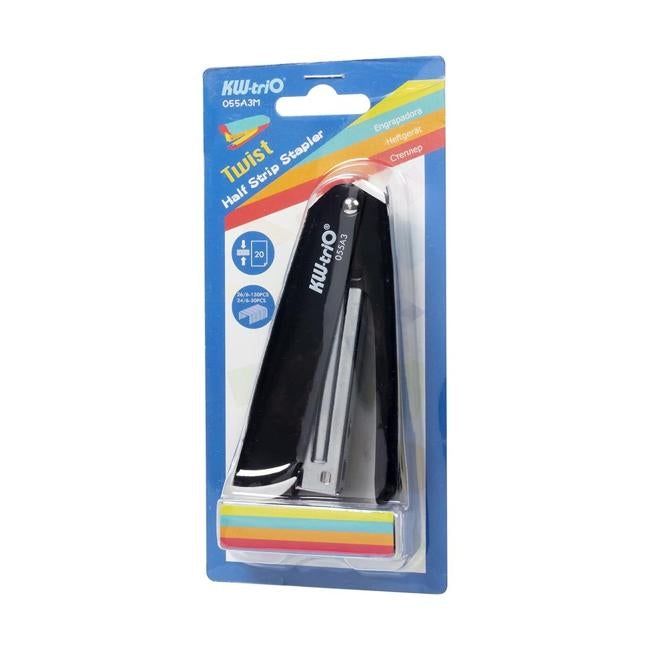 KW-triO Twist Half Strip Metal Stapler with Staples-Officecentre
