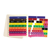 LCBF Fraction Tiles 51 Pieces Assorted-Officecentre