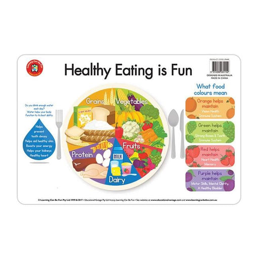 LCBF Placemat healthy eating is fun-Officecentre