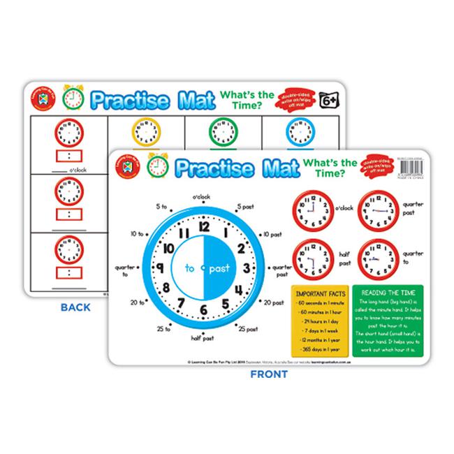 LCBF Practice Mats What’s the Time-Officecentre
