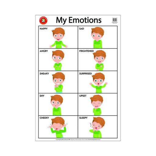 LCBF Wall Chart My Emotions Poster-Officecentre