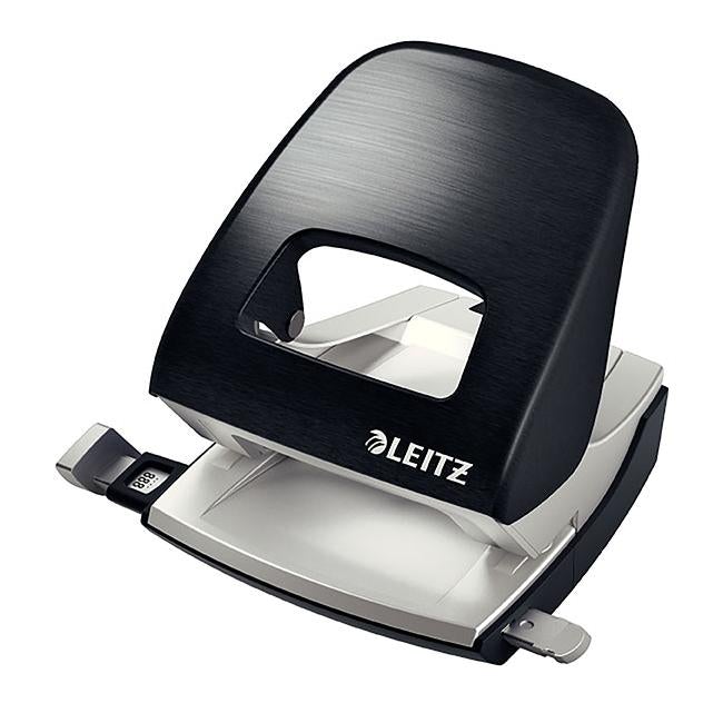 Leitz punch 2h 30 sheet nexxt black-Officecentre