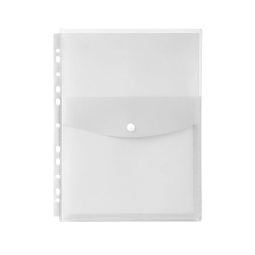 Marbig binder wallet a4 top open clear-Officecentre