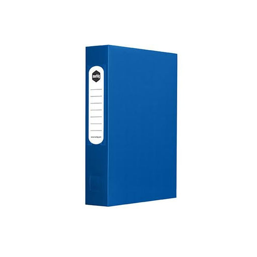 Marbig box file a4 60mm blue-Officecentre