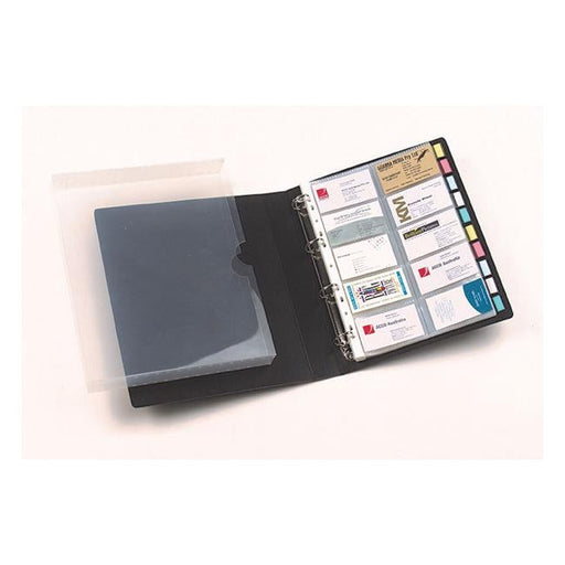 Marbig business card book & case 500cards-Officecentre