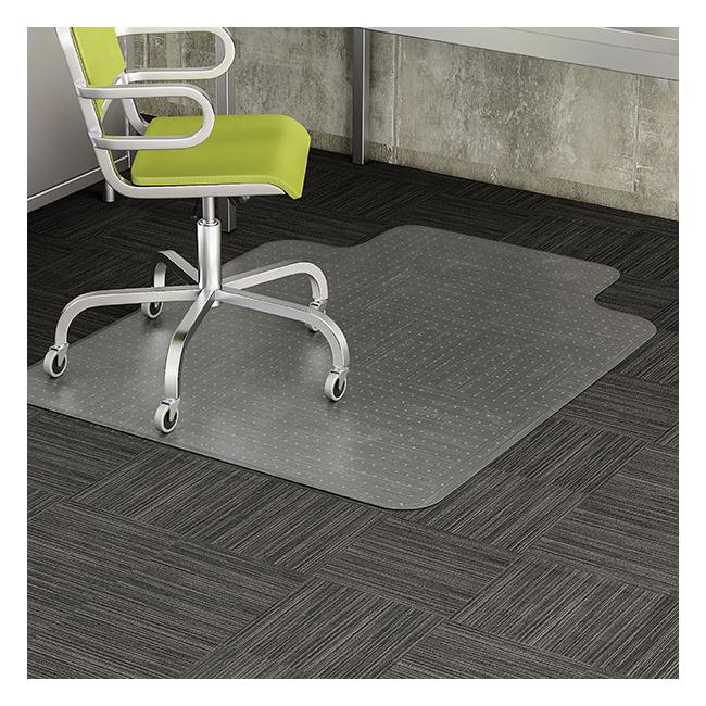 Marbig chairmat duramat pvc low key 114x134cm-Officecentre