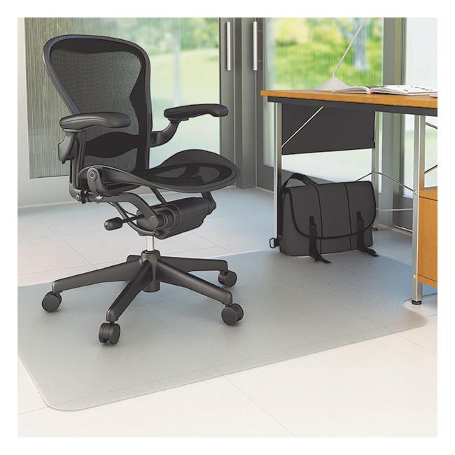 Marbig chairmat economat pvc hard key 91x121cm-Officecentre