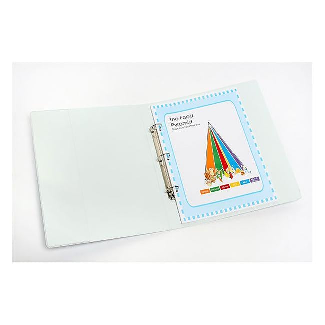 Marbig clearview insert binder a3 portrat 38mm 3d white-Officecentre