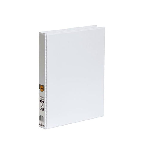 Marbig clearview insert binder a4 25mm 3d white-Officecentre