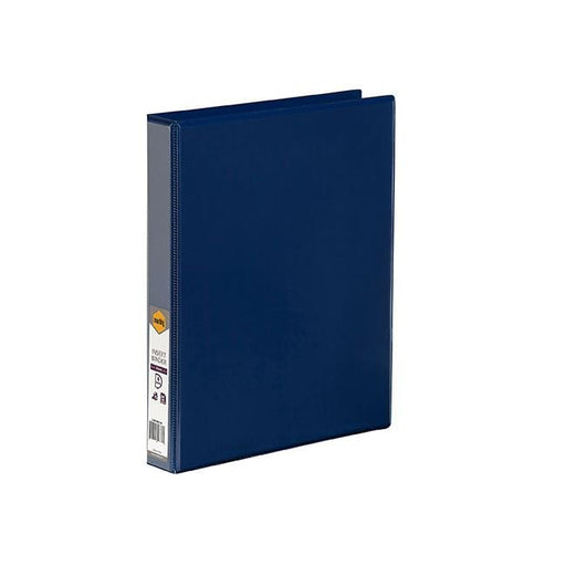 Marbig clearview insert binder a4 25mm 4d blue-Officecentre