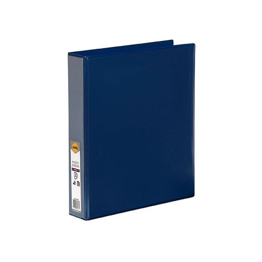 Marbig clearview insert binder a4 38mm 2d blue-Officecentre
