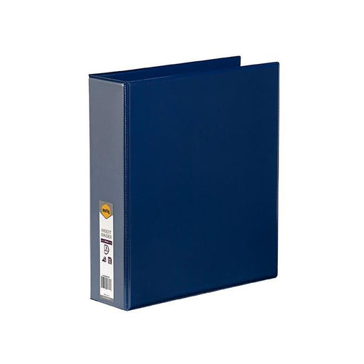 Marbig clearview insert binder a4 50mm 3d blue-Officecentre