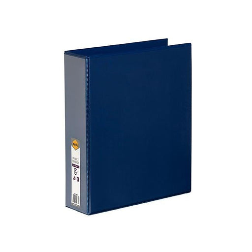 Marbig clearview insert binder a4 50mm 4d blue-Officecentre