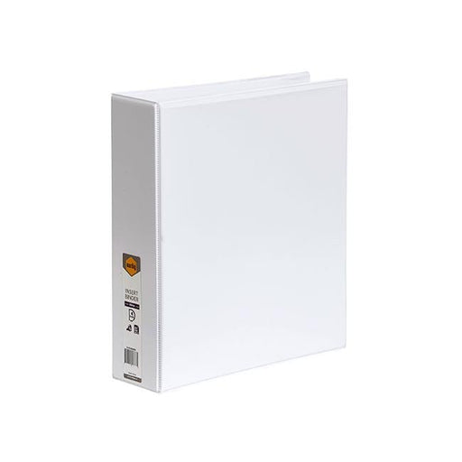 Marbig clearview insert binder a4 50mm 4d white-Officecentre