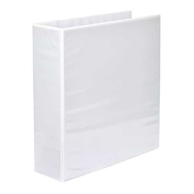Marbig clearview insert binder a4 65mm 4d white-Officecentre