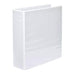 Marbig clearview insert binder a4 65mm 4d white-Officecentre