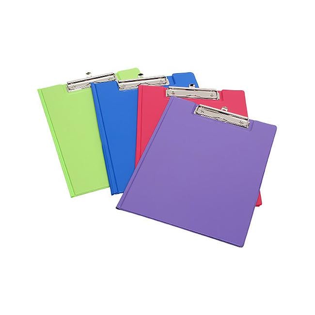 Marbig clipfolder a4 pp summer colours assorted-Officecentre