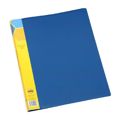 Marbig display book a4 10pg blue-Officecentre