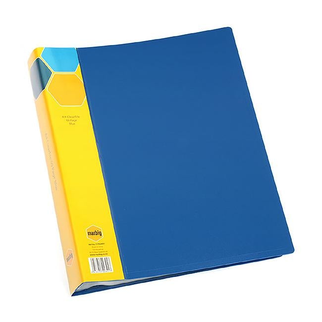 Marbig display book a4 60pg blue-Officecentre
