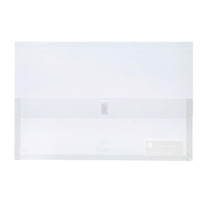 Marbig polypick foolscap document wallet clear-Officecentre