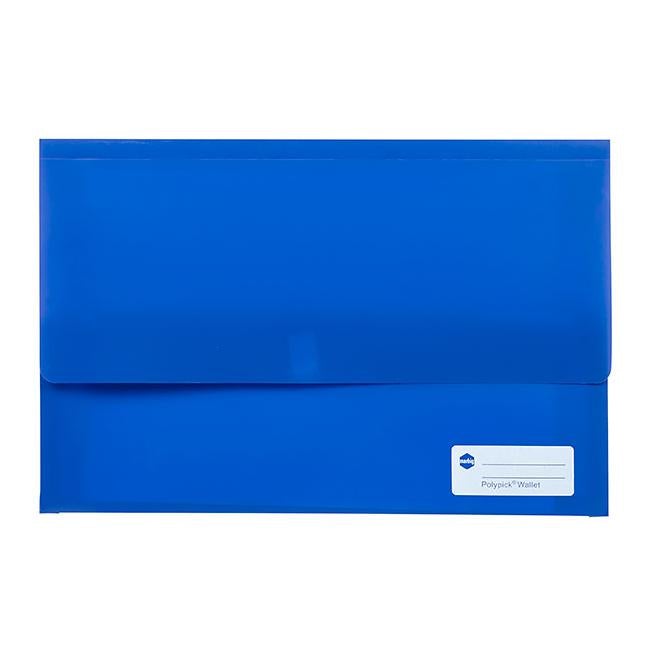 Marbig polypick foolscap document wallet purple-Officecentre